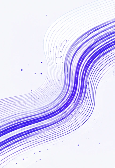 Data in motion illustration