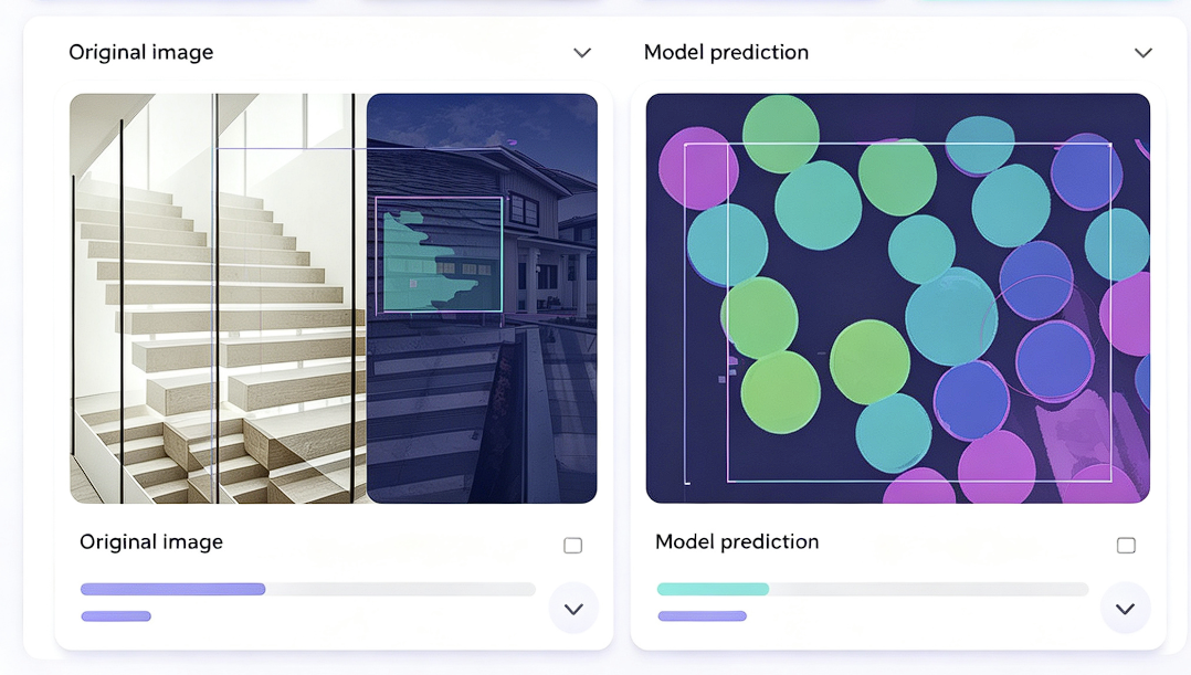 Sinorax AI model evaluation dashboard